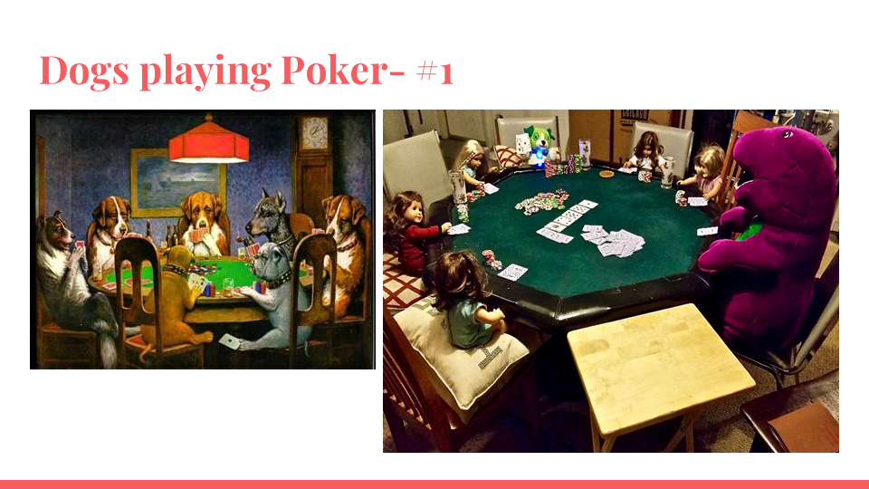 Dogs Playing Poker #1