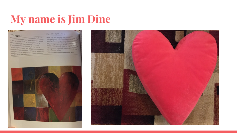 My name is Jim Dine
