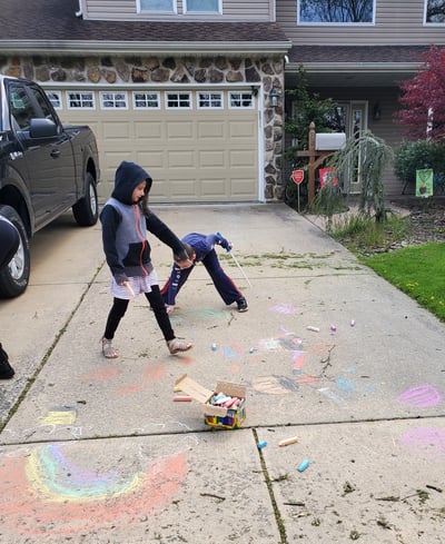 Sarah Boucher_bright spot lunch time play with the kids